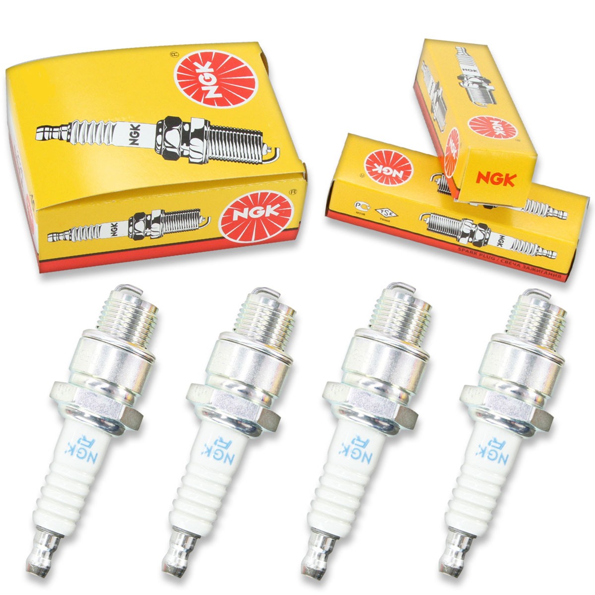 4pcs 1997 Yamaha WaveVenture WVT760 NGK Standard Spark Plugs 760 Kit Set nv