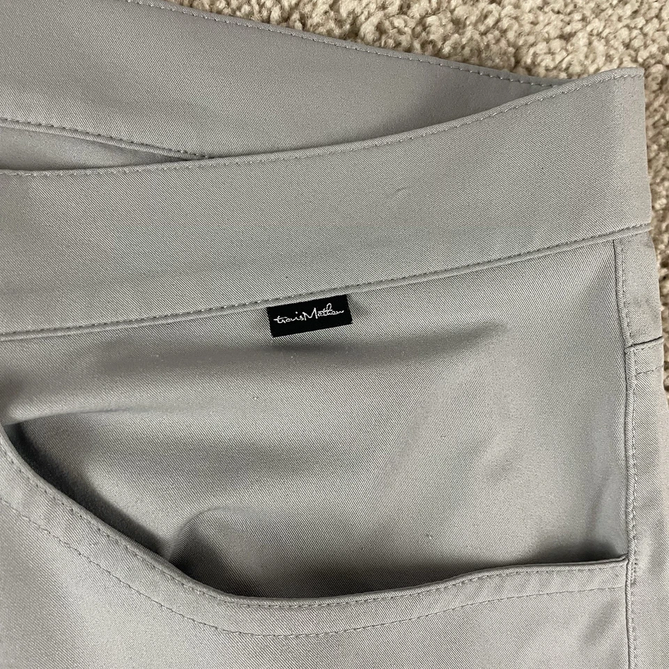 Pantalones Travis Mathew Para Hombre 36x31 Gris Golf Bordados Preppy Elastizados T674 Foto 4 de 4