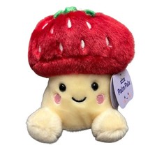 Aurora World Plush - Adorable Palm Pals - LUCY STRAWBERRY MUSHROOM 5 inch -New