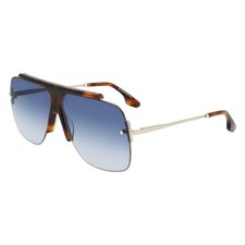 Victoria Beckham VB627S-215 Women Brown Blue Sunglasses Acetate Gradient Eyewear
