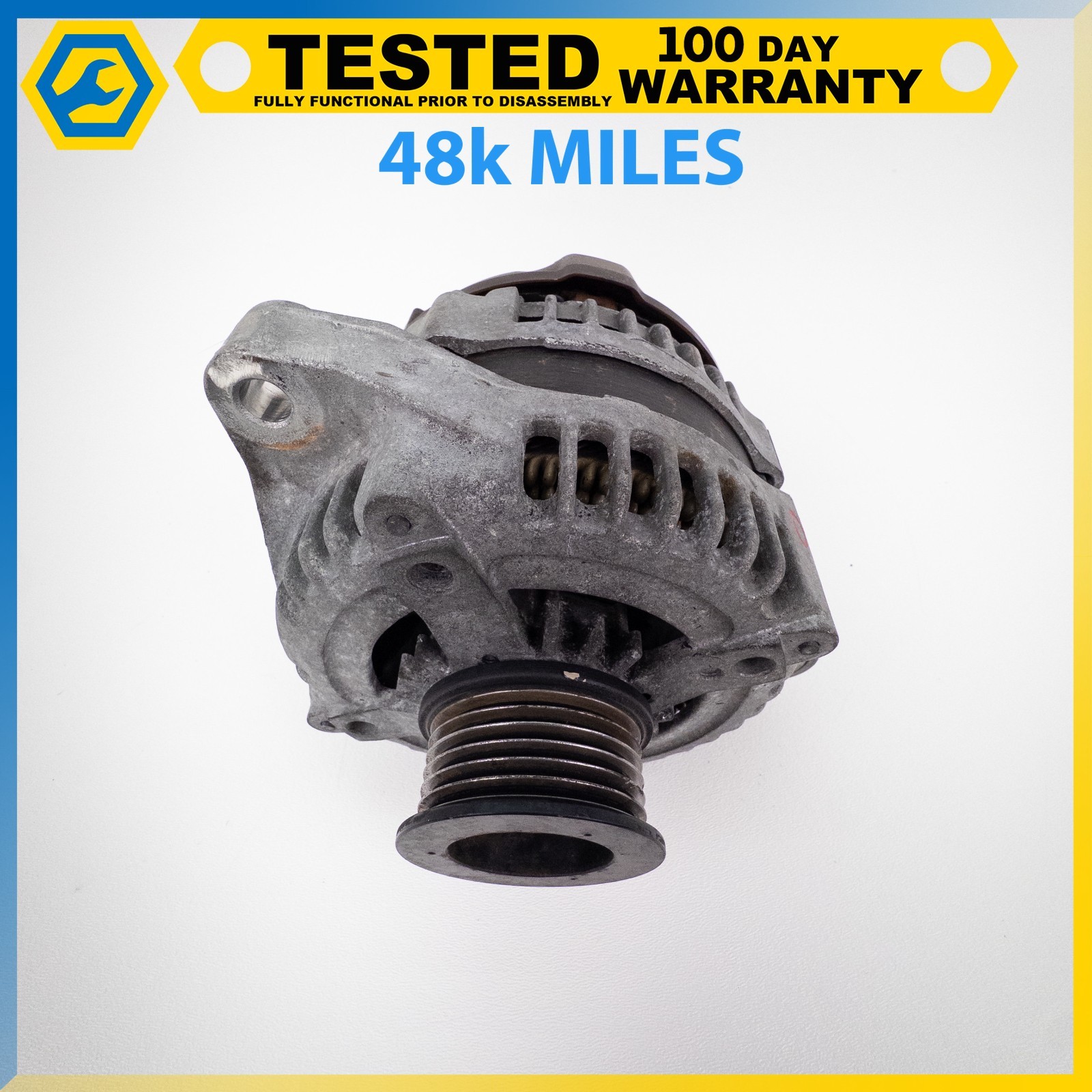 03-19 MASERATI GRANTURISMO GRANCABRIO ALTERNATOR GENERATOR ASSEMBLY OEM
