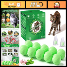 Natural Peppermint Oil Cat Deterrent Balls - 10 Pack, Outdoor Indoor Repellent f