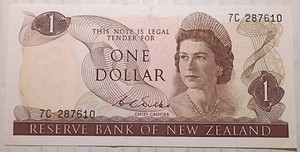 New Zealand - 1967-1981 1 Dollar - Elizabeth II (1952-2022)