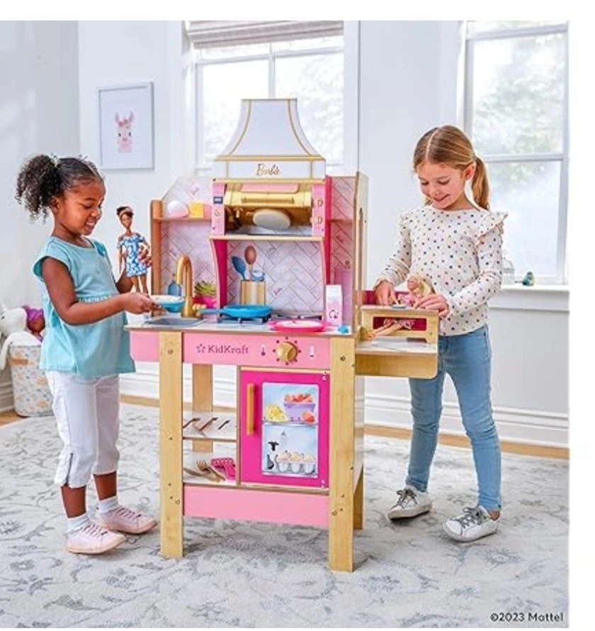 Cocina KidKraft con Barbie Juego de Madera Cocina con Luces y Sonido Foto 4 de 4