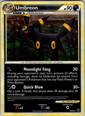 Umbreon Holo Rare Undaunted 10/90 MP