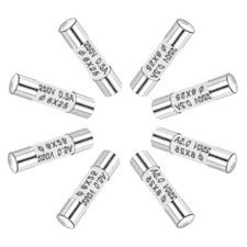 Ceramic Cartridge Fuses 0.5A 250V 6x25mm Fast Blow for Energy Saving Lamp 8pcs