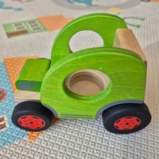 Hape Wooden Farm Animal Block Toy - Lightly Used