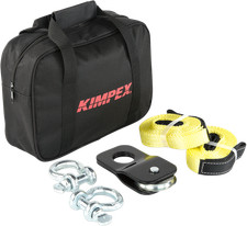 Kimpex 258025 Portable Winch Accessory Kit Shackles Straps Snatch Block Kimpex 258025 Portable Winch Accessory Kit Shackles Straps Snatch Block