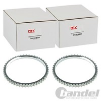 2X NTY ABS-RINGE Radseitig Vorne Links+Rechts Passend FüR Toyota Avensis