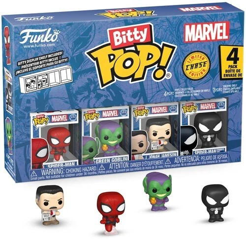 Funko Bitty POP!: Spider-Man - Spider-Man paquete de 4 [juguete nuevo] figura de vinilo, paquete de 4 Foto 2 de 4