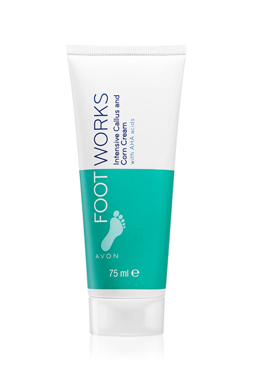 Avon Foot Works Intensive Callus & Corn Cream With AHA Acid 75ml