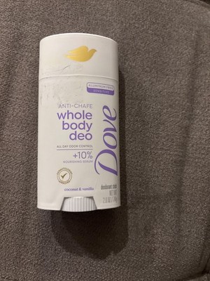 Dove Whole Body Deo Coconut & Vanilla Aluminum Free Deodorant Stick