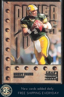 Brett Favre 1998 Leaf Rookies & Stars Power Tools #241 Green Bay Packers