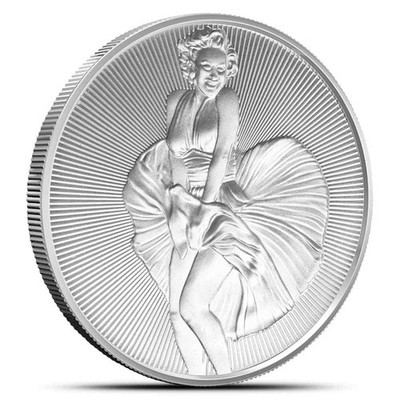 1 oz Marilyn Monroe Silver Round (New)