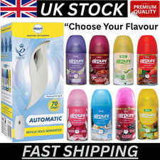 AirPure Fresh Linen Refill Can/Tin Automatic Fragrance Air Freshener 250ml UK