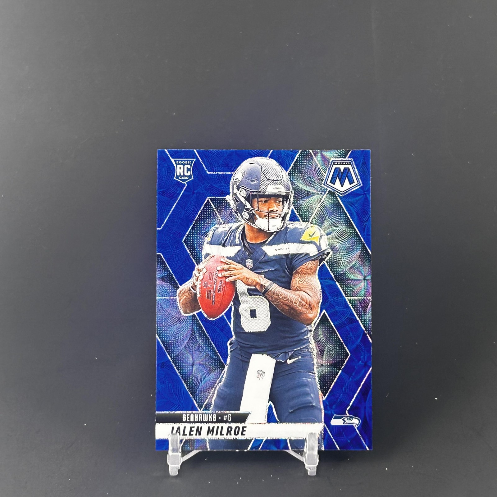 2025 Mosaic Jalen Milroe #322 Blue Scope