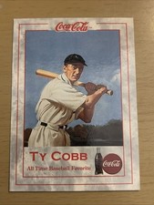 1994 Collect-A-Card Coca Cola Series 2 - All-Time Baseball Favorites Ty Cobb...