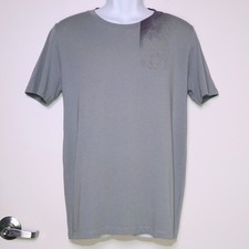 MAISON MARGIELA - Gray Spray Paint Short Sleeve Crewneck T-Shirt - Men's Small