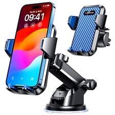   85 LBS Strongest Suction  Military-Grade Ultimate Car Phone Mount  Patent Blue