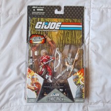 Hasbro G.I. Joe 25th Anniversary Hard Master & Snake Eyes Comic 2 Pack 3.75  New