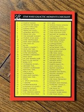 2019 Topps Star Wars Galactic Moments Countdown to Episode IX Cards Checklist 7
