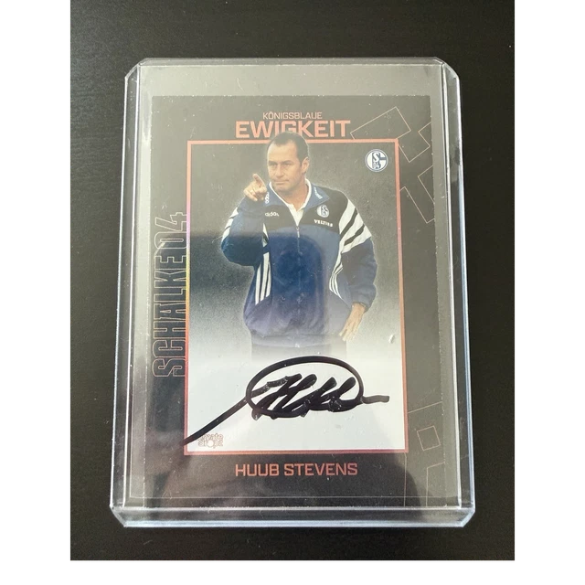 Huub Stevens - Ultimate Dropz - FC Schalke 04 -  limitiert On Card Auto 02/26