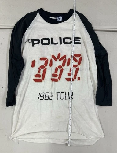 80’s Ghost In The Machine Raglan 3/4 Graphic Co 1980s vintage concert t-shirt, vintage, single stitch, B+ condition