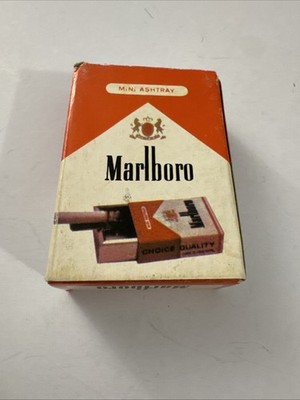 Vintage Marlboro Mini Ashtray Metal Slides & Flip Open B17 | eBay