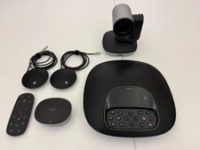 EXCELLENT CONDITION Logitech 960-001060 Group Video Conf System+Expansion Mics