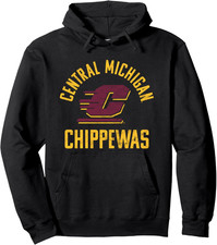 Central Michigan University CMU Chippewas Large Pullover Hoodie