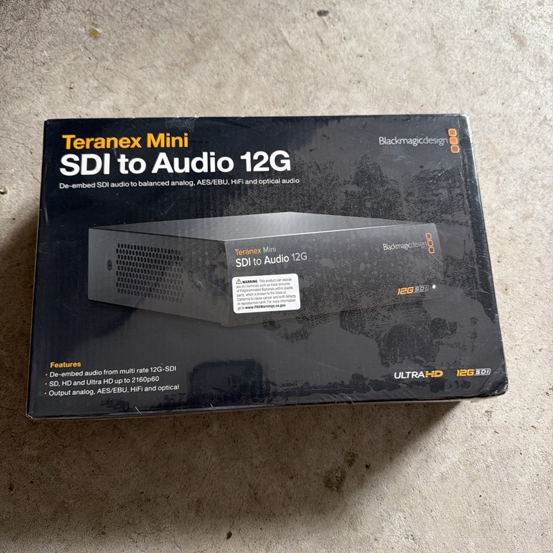 Teranex Mini SDI to Audio 12G Converter CONVNTRM/CA/SDIAU