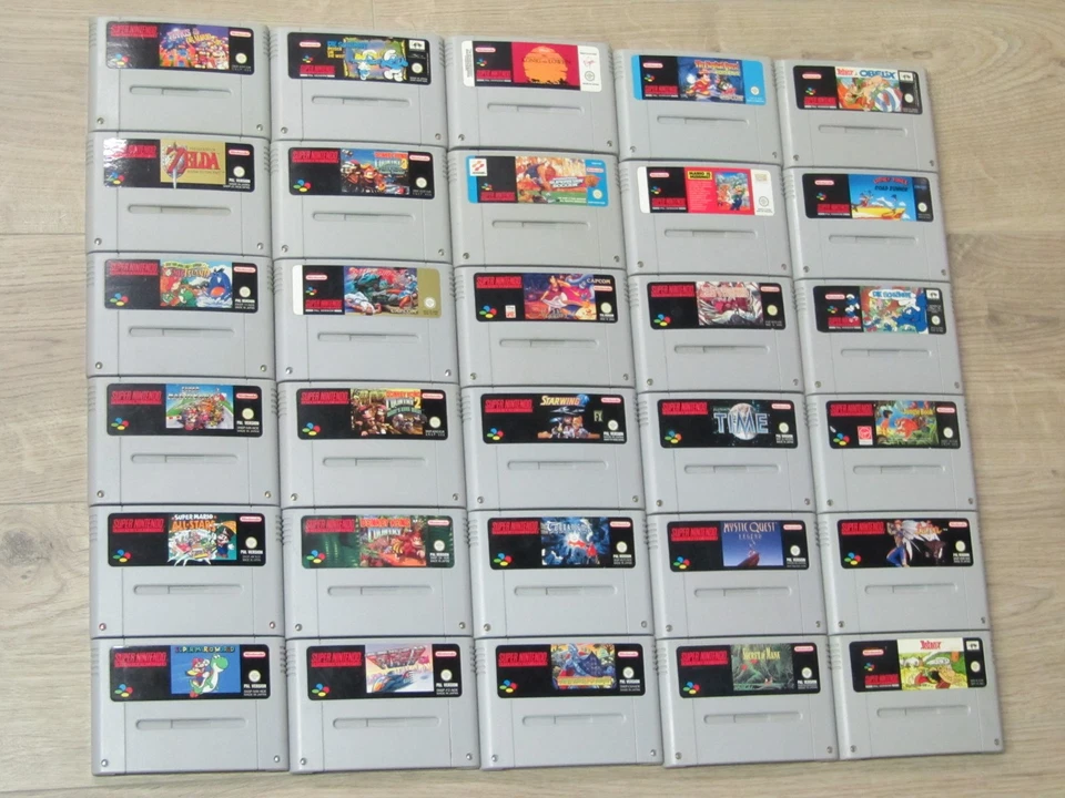 Super Nintendo (SNES) Spiele Wahl Zelda Mario World Kart Donkey Kong Asterix uvm - Bild 1 von 1