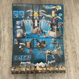 Lego Bionicle Piraka Stronghold Set 8894 Inika Avak Zaktan Thok Vezok TOA Jaller
