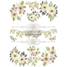 Re-Design with Prima Transfer - PAINTED FLORALS