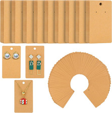 350pcs Earring Display Cards - 3.5 x 1.96 Inches Sturdy Earring Cards for Ear...