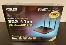ASUS RT-AC66U Dual Band Gigabit Wireless Router AC-1750 NEW  SEALED 