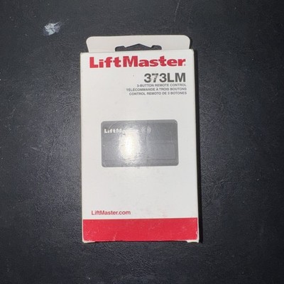 OEM LiftMaster 3-Button Remote Control - Black 373LM 315 MHz Purple Learn