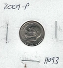 2009 P Roosevelt Dime H093 !!!Free Shipping!!!