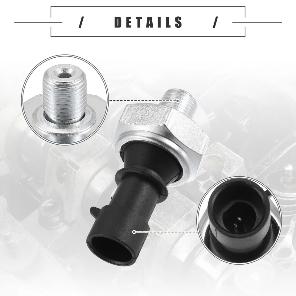 NEW Engine Oil Pressure Sensor for Chevrolet Aveo5 09-11 Plastic 55354325 Black - Image 4 of 4