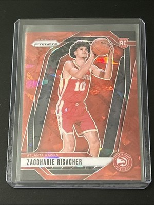 2024-25 Panini Prizm - Zaccharie Risacher #265 Red Ice Prizm (RC)
