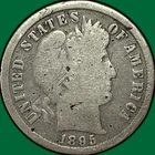 1895 Barber Dime Good G Coin, Rough #35180