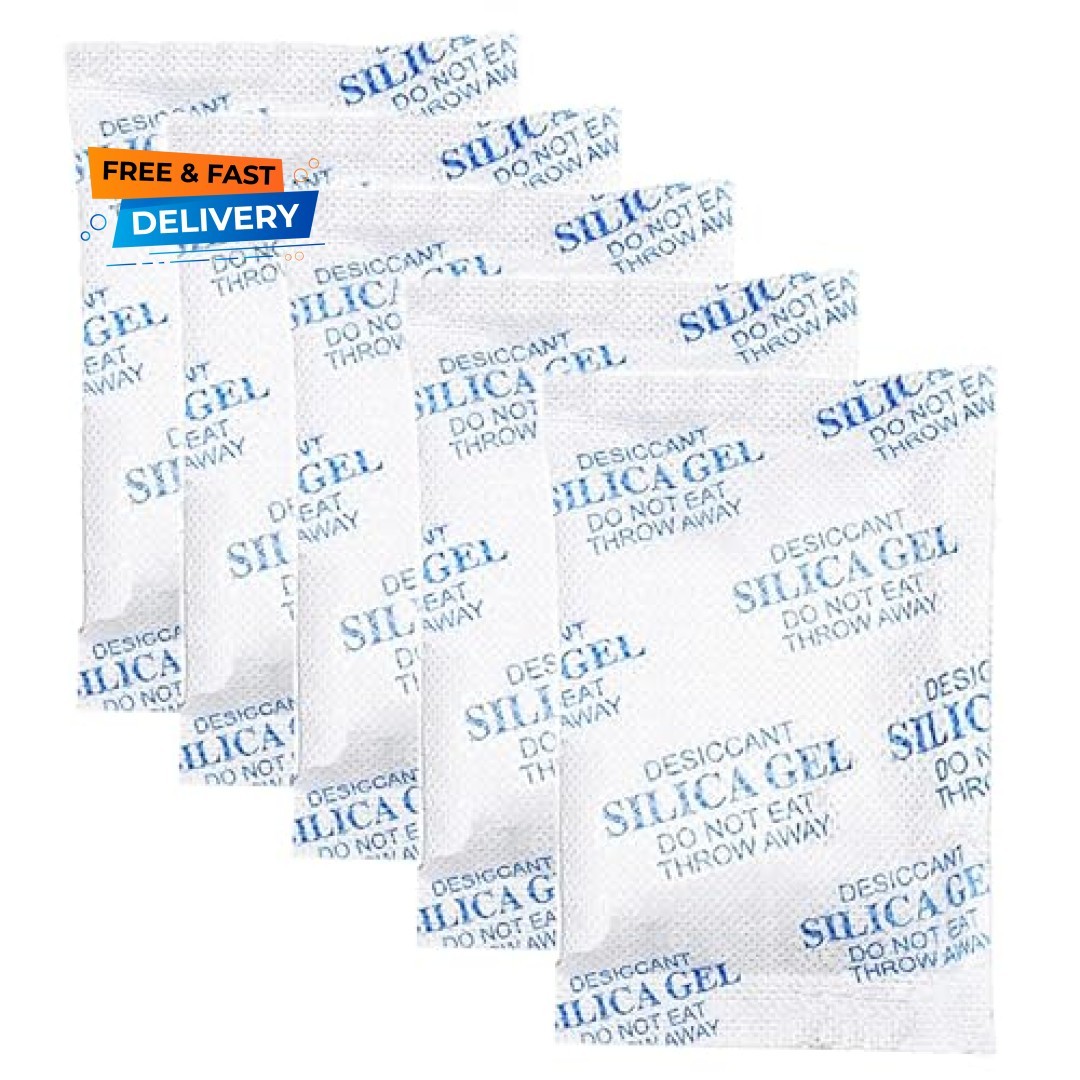 15 Pack 20 Gram Silica Gel Packs Desiccant Packets for Storage Moisture Packs