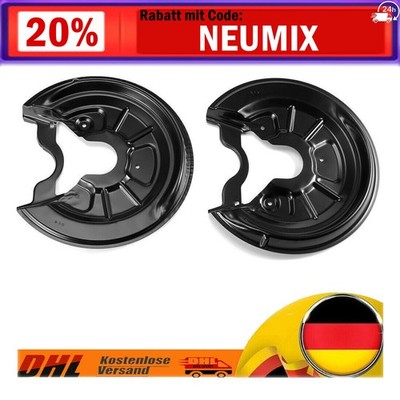 2X ANKERBLECH HINTEN DECKBLECH BREMSSCHEIBEN FÜR VW GOLF PLUS GOLF V VI MK5 MK6