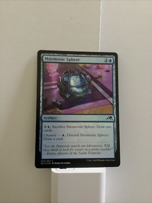 Mnemonic Sphere NEO 64 MTG Artifact Draw Engine Foil