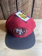 San Fransisco 49ers Hat Cap Snapback NFL Mens Logo 7 Athletic 90s Brand New