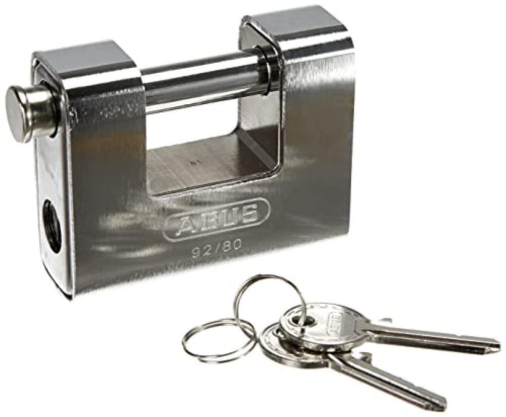 ABUS 352140-92/80_B Candado Monoblock rectangular blindado 80 mm blister - NUOVO