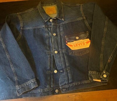 Levi's Denim Jacket 506XX 1st Single Side Tab 1 Pocket size Levi's Denim Jacket 506XX 1st Single Side Tab 1 Pocket size