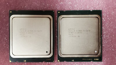 Matched Pair Intel Xeon E5-2670 SR0KX 2.60GHz 8-Core CPUs
