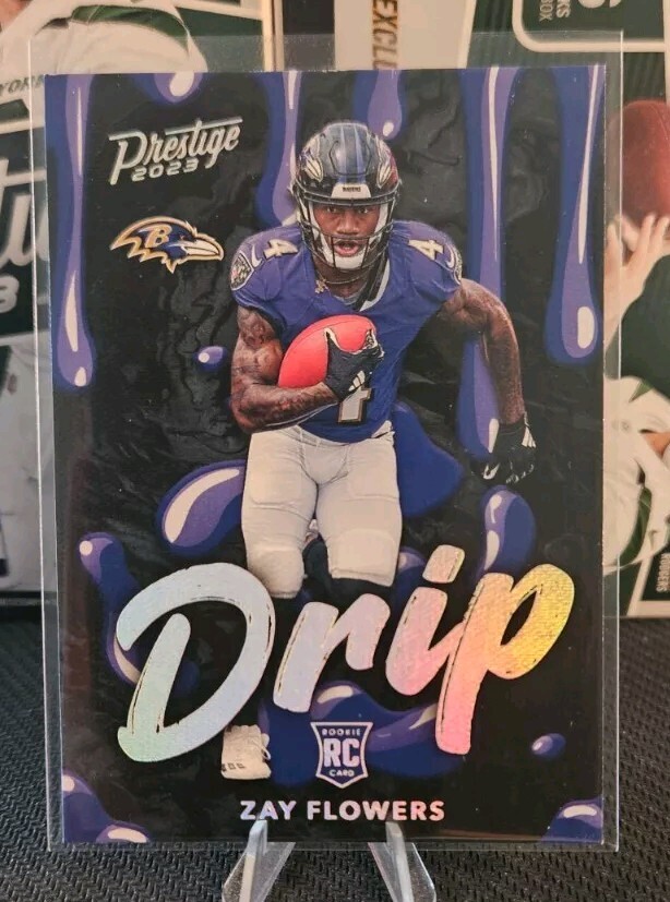 2023 Prestige - NFL DRIP #11  Zay Flowers RC  Rookie 🔥