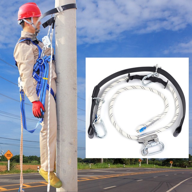 Electric Pole aerial work Antifalling Belt Climbing Rod Seat Belt